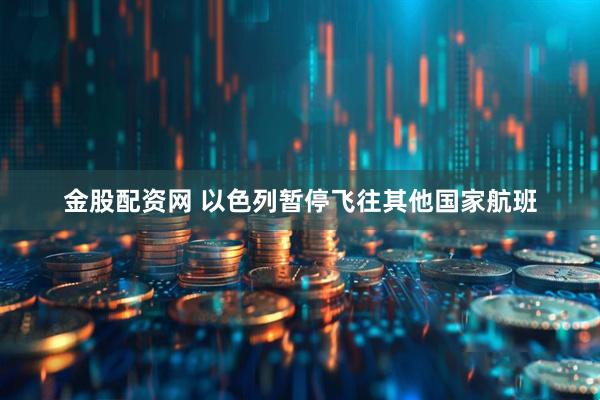 金股配资网 以色列暂停飞往其他国家航班