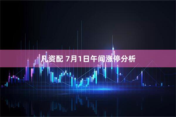 凡资配 7月1日午间涨停分析