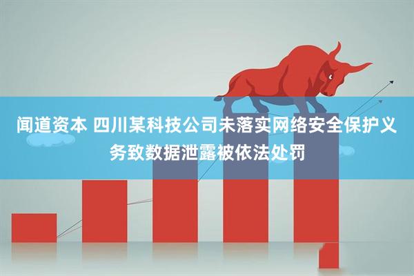 闻道资本 四川某科技公司未落实网络安全保护义务致数据泄露被依法处罚
