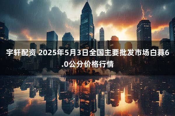 宇轩配资 2025年5月3日全国主要批发市场白蒜6.0公分价格行情