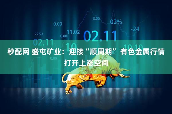 秒配网 盛屯矿业：迎接“顺周期” 有色金属行情打开上涨空间