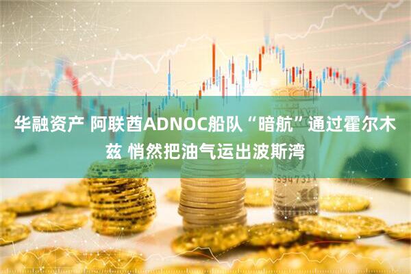 华融资产 阿联酋ADNOC船队“暗航”通过霍尔木兹 悄然把油气运出波斯湾
